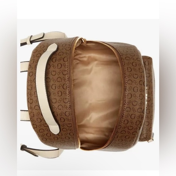 GUESS Backpack Elmore Signature Print Cocoa - Picture 6 of 7